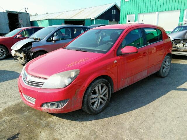 W08AT671485121067 - 2008 SATURN ASTRA RED photo 2