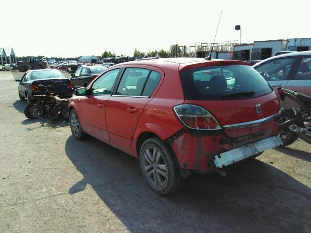 W08AT671485121067 - 2008 SATURN ASTRA RED photo 3