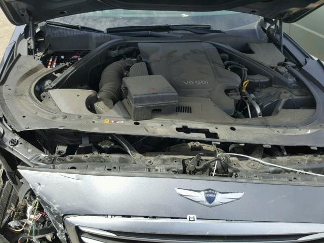 KMHGN4JE0FU067745 - 2015 HYUNDAI GENESIS 3. GRAY photo 7