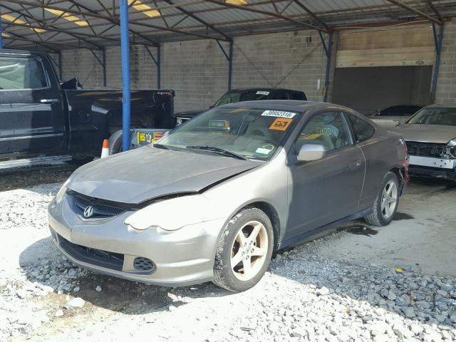 JH4DC53812C034200 - 2002 ACURA RSX GRAY photo 2