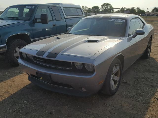 2C3CDYAG7DH741652 - 2013 DODGE CHALLENGER SILVER photo 2