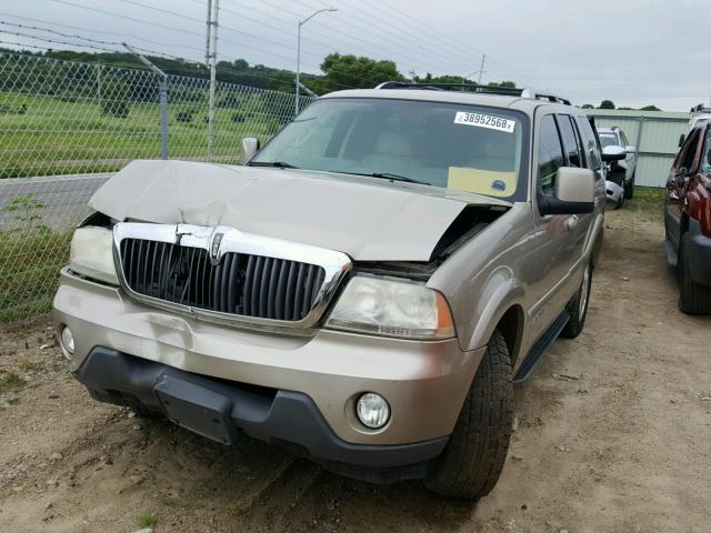 5LMEU88H44ZJ33485 - 2004 LINCOLN AVIATOR 金色 照片 2