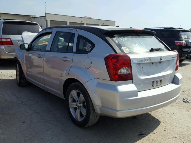 1B3CB3HA0AD654370 - 2010 DODGE CALIBER MA SILVER photo 3