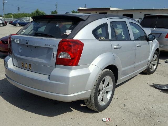 1B3CB3HA0AD654370 - 2010 DODGE CALIBER MA SILVER photo 4