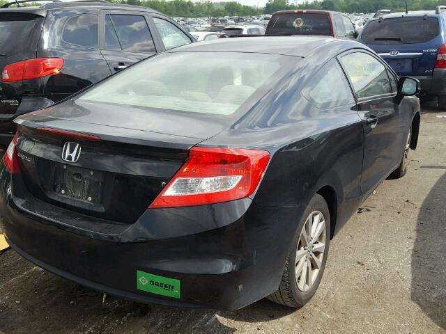 2HGFG3B86CH531537 - 2012 HONDA CIVIC BLACK photo 4