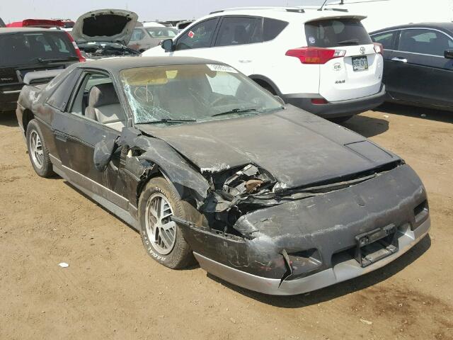 1G2PG3799FP248414 - 1985 PONTIAC FIERO BLACK photo 1