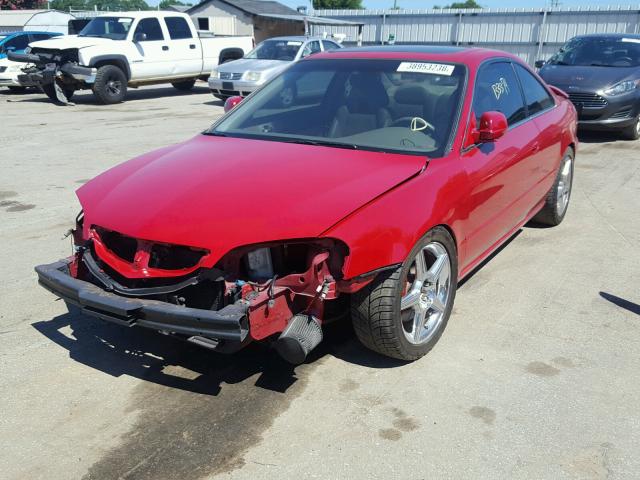 19UYA41643A001923 - 2003 ACURA 3.2CL TYPE RED photo 2