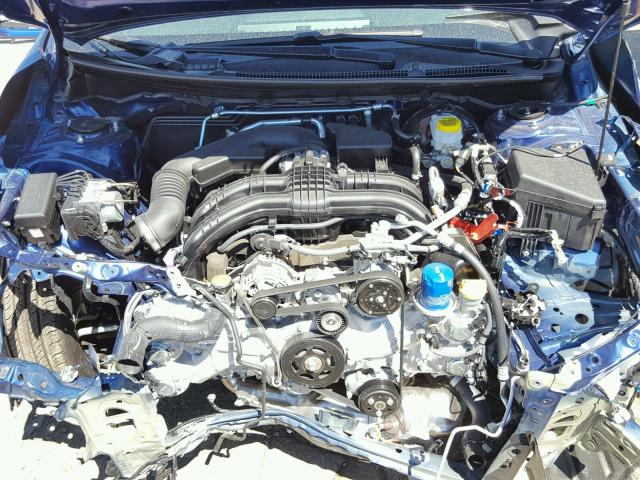 4S3GKAA63J3620004 - 2018 SUBARU IMPREZA BLUE photo 7