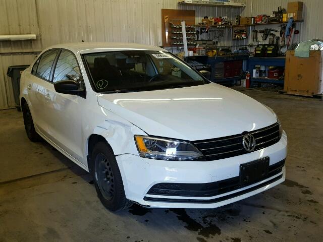 3VW1K7AJ1FM278570 - 2015 VOLKSWAGEN JETTA BASE Սպիտակ լուսանկար 1