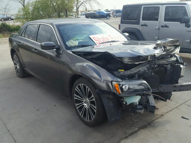 2C3CCABG4DH599284 - 2013 CHRYSLER 300 V6 GRAY photo 1