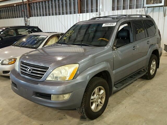 JTJBT20X640062577 - 2004 LEXUS GX 470 GRAY photo 2