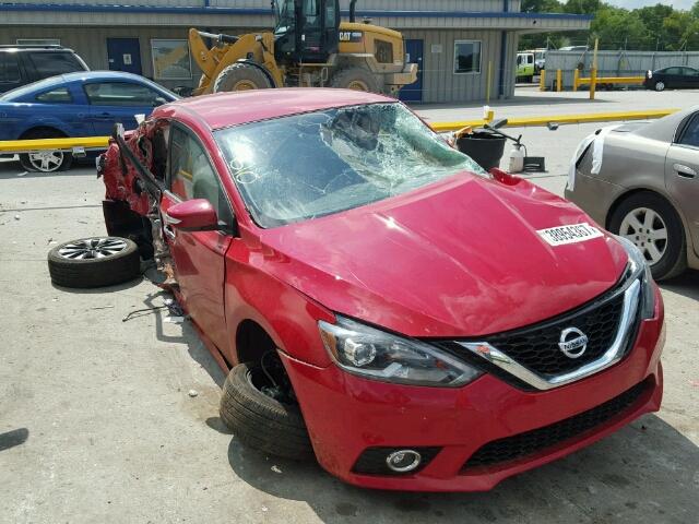 3N1AB7AP9HY249727 - 2017 NISSAN SENTRA RED photo 9