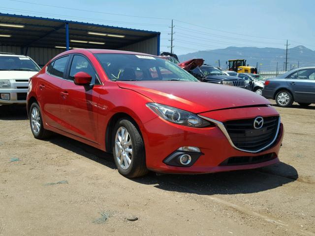 JM1BM1W79E1194343 - 2014 MAZDA 3 GRAND TO RED photo 1