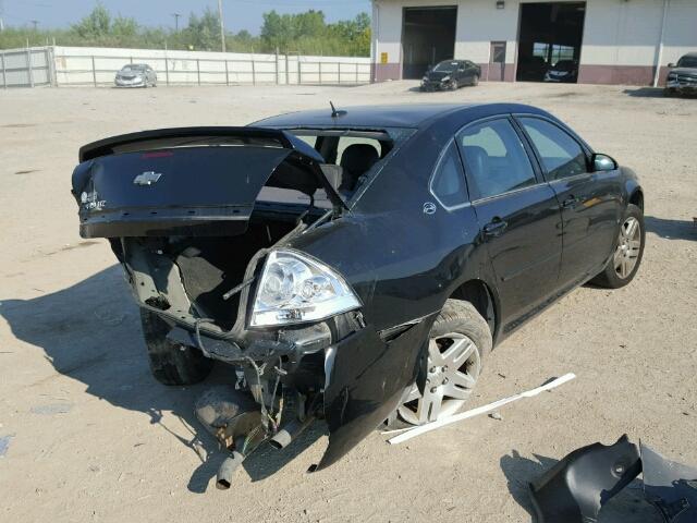 2G1WU581469329722 - 2006 CHEVROLET IMPALA BLACK photo 4