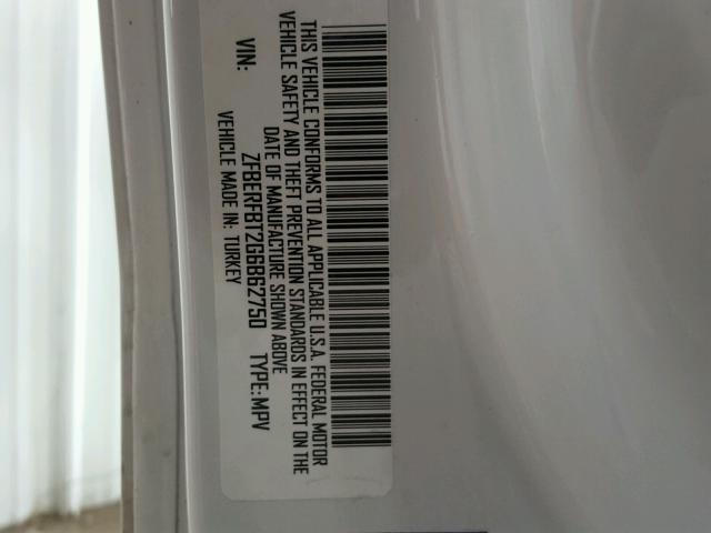 ZFBERFBT2G6B62750 - 2016 RAM PROMASTER Ağ foto 10