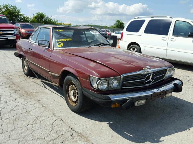 WDBBA45A9CB018437 - 1982 MERCEDES-BENZ 380 SL MAROON photo 1