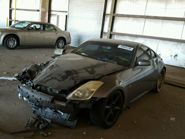 JN1BZ34DX7M502873 - 2007 NISSAN 350Z COUPE SILVER photo 2