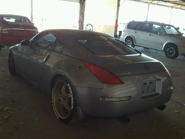 JN1BZ34DX7M502873 - 2007 NISSAN 350Z COUPE SILVER photo 3