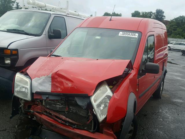 NM0LS7DN6AT023950 - 2010 FORD TRANSIT CO RED photo 2