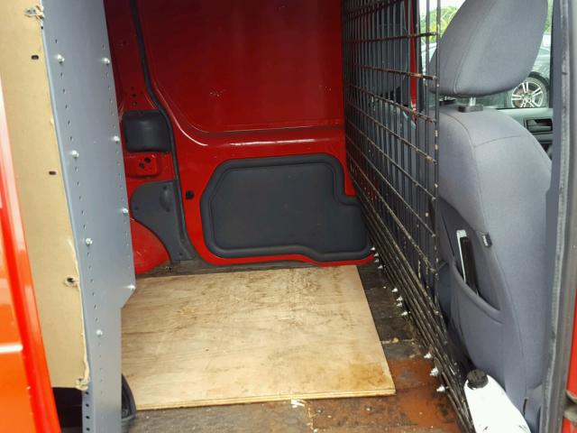 NM0LS7DN6AT023950 - 2010 FORD TRANSIT CO RED photo 6