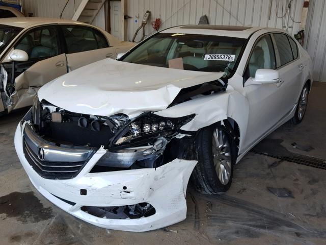 JH4KC1F92EC006348 - 2014 ACURA RLX ADVANC თეთრი ფოტო 2