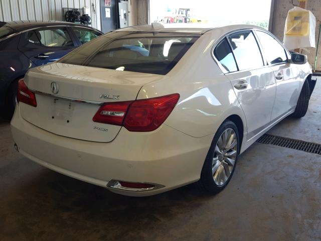 JH4KC1F92EC006348 - 2014 ACURA RLX ADVANC თეთრი ფოტო 4