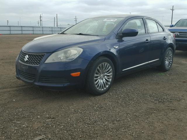 JS2RF9A34B6110395 - 2011 SUZUKI KIZASHI SE BLUE photo 2