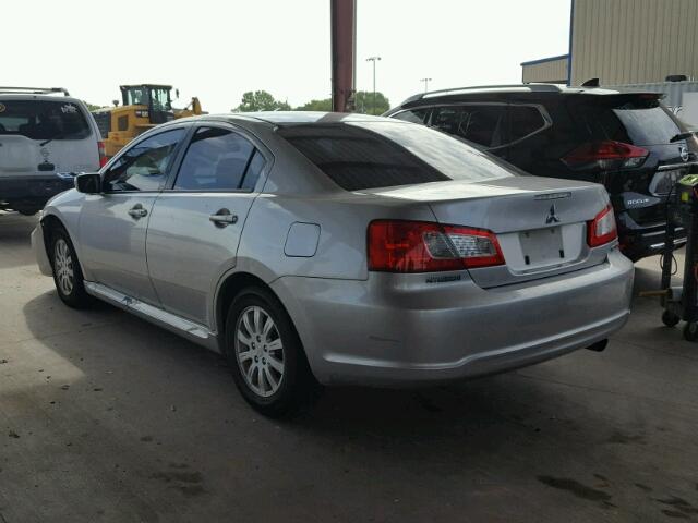 4A32B2FF7AE015851 - 2010 MITSUBISHI GALANT FE SILVER photo 3