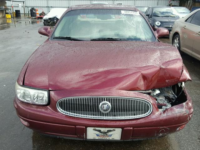 1G4HP54K9YU320005 - 2000 BUICK LESABRE CU BURGUNDY photo 7