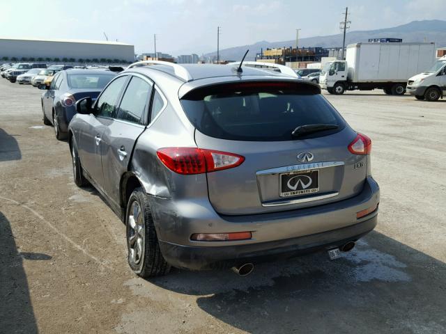 JNKAJ09E68M306574 - 2008 INFINITI EX35 BASE SILVER photo 3