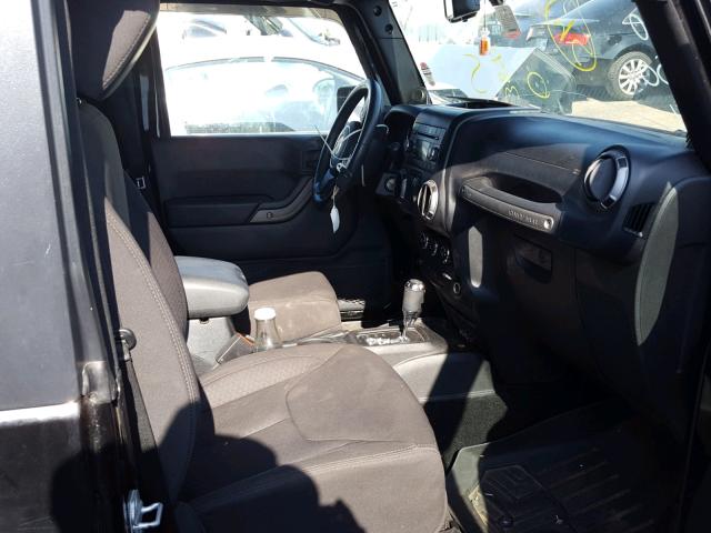 1C4AJWAG5DL557250 - 2013 JEEP WRANGLER S BLACK photo 5