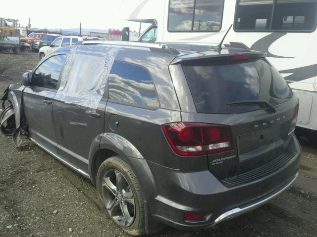 3C4PDDGG7FT677510 - 2015 DODGE JOURNEY CR GRAY photo 3