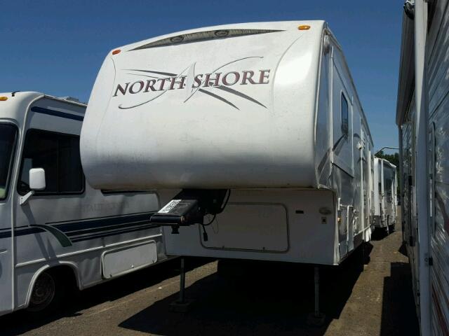 47CFF2S278P620249 - 2008 DUTC 5TH WHEEL WHITE photo 2