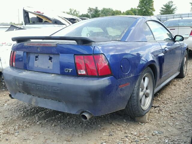 1FAFP42X62F234530 - 2002 FORD MUSTANG BLUE photo 4