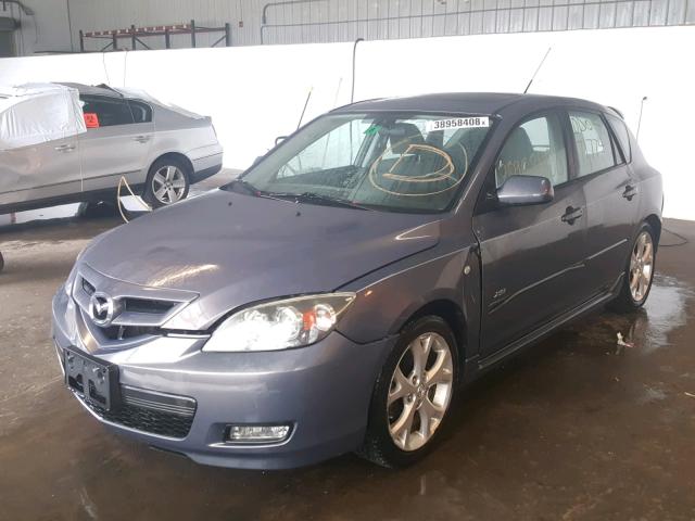 JM1BK344591204494 - 2009 MAZDA 3 S GRAY photo 2