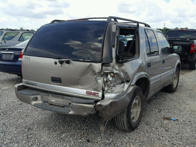 1GKCS13W4X2531881 - 1999 GMC JIMMY Світло-коричневий фото 4