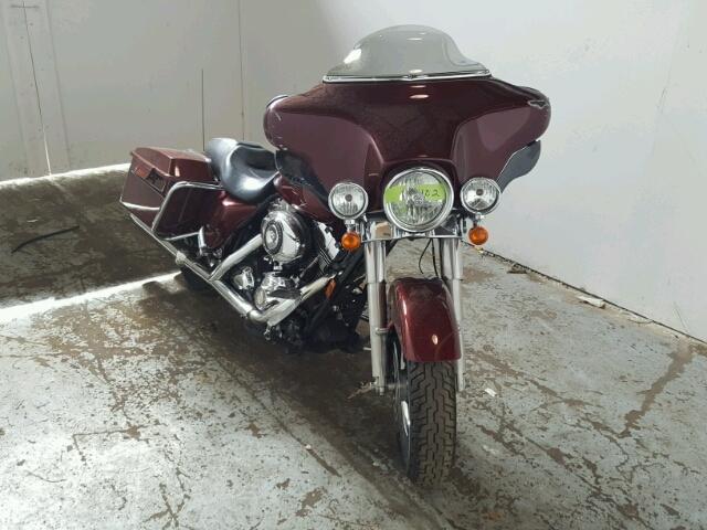 1HD1KB4128Y628070 - 2008 HARLEY-DAVIDSON FLHX BURGUNDY photo 1