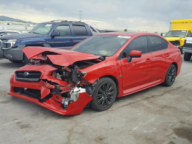 JF1VA1G62F8835519 - 2015 SUBARU WRX LIMITE RED photo 2