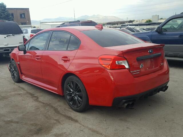 JF1VA1G62F8835519 - 2015 SUBARU WRX LIMITE RED photo 3