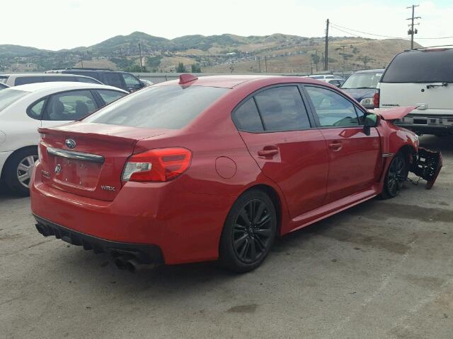 JF1VA1G62F8835519 - 2015 SUBARU WRX LIMITE RED photo 4