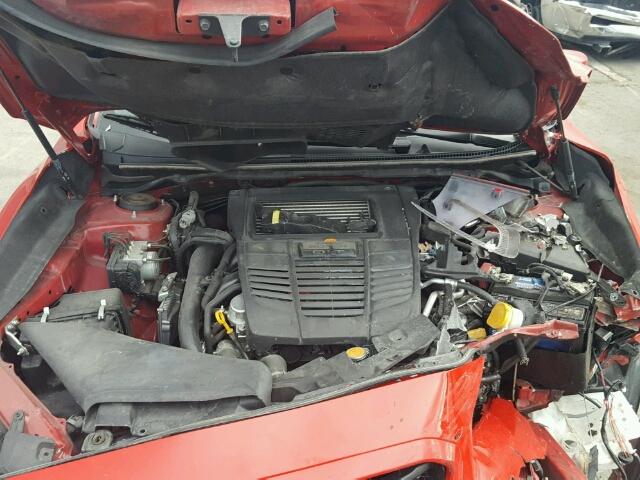 JF1VA1G62F8835519 - 2015 SUBARU WRX LIMITE RED photo 7