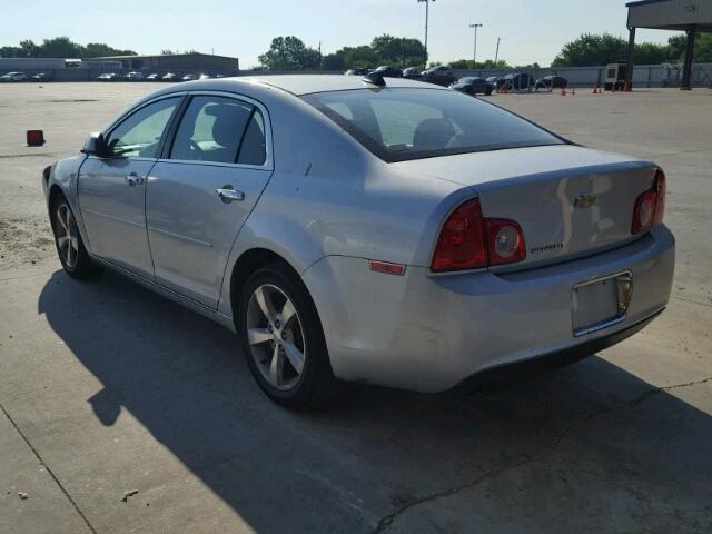 1G1ZC5E08CF358719 - 2012 CHEVROLET MALIBU 1LT 银色 照片 3