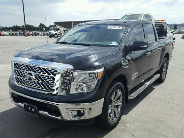 1N6AA1E52HN571545 - 2017 NISSAN TITAN SV BLACK photo 2