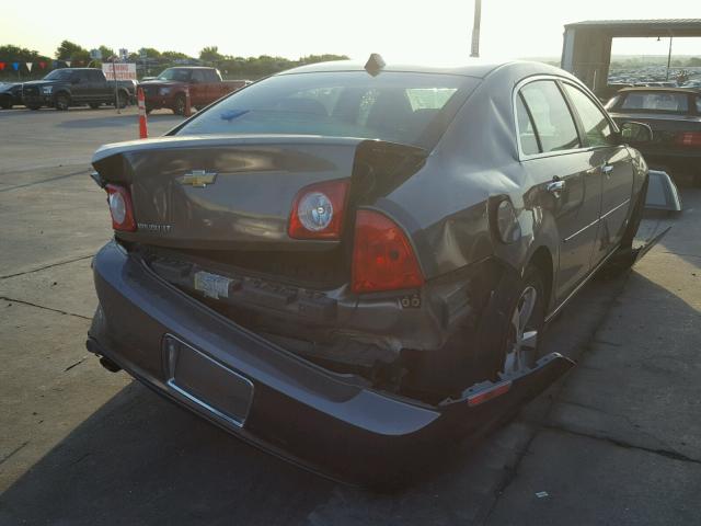 1G1ZC5E09CF220655 - 2012 CHEVROLET MALIBU 1LT CHARCOAL photo 4