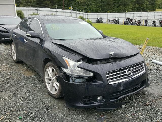 1N4AA51E59C854394 - 2009 NISSAN MAXIMA S BLACK photo 1