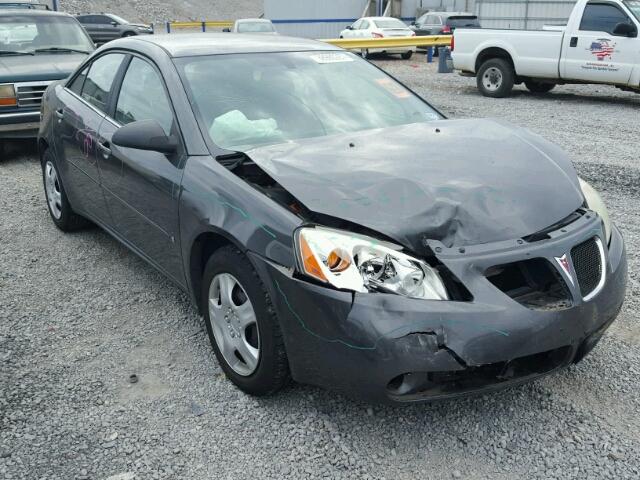 1G2ZF58B474212805 - 2007 PONTIAC G6 VALUE L CHARCOAL photo 1