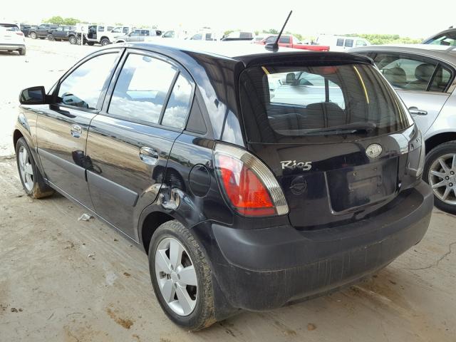 KNADE243096439869 - 2009 KIA RIO 5 SX BLACK photo 3