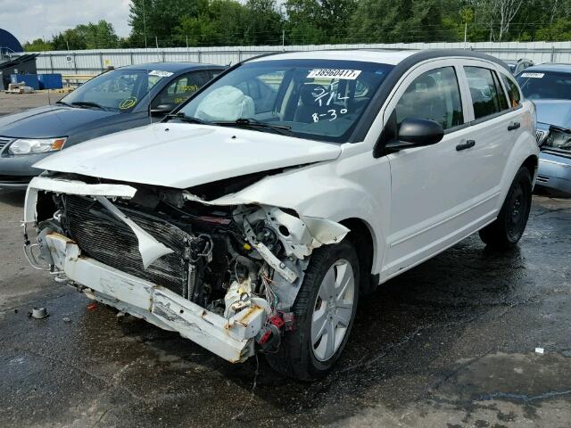 1B3HB48B67D149866 - 2007 DODGE CALIBER SX WHITE photo 2