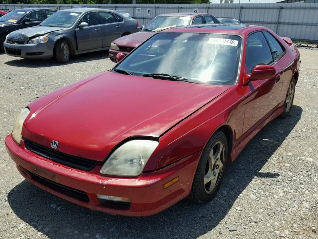 JHMBB6249VC002663 - 1997 HONDA PRELUDE RED photo 2