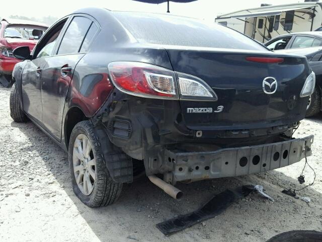 JM1BL1UF6B1404356 - 2011 MAZDA 3 I BLACK photo 3